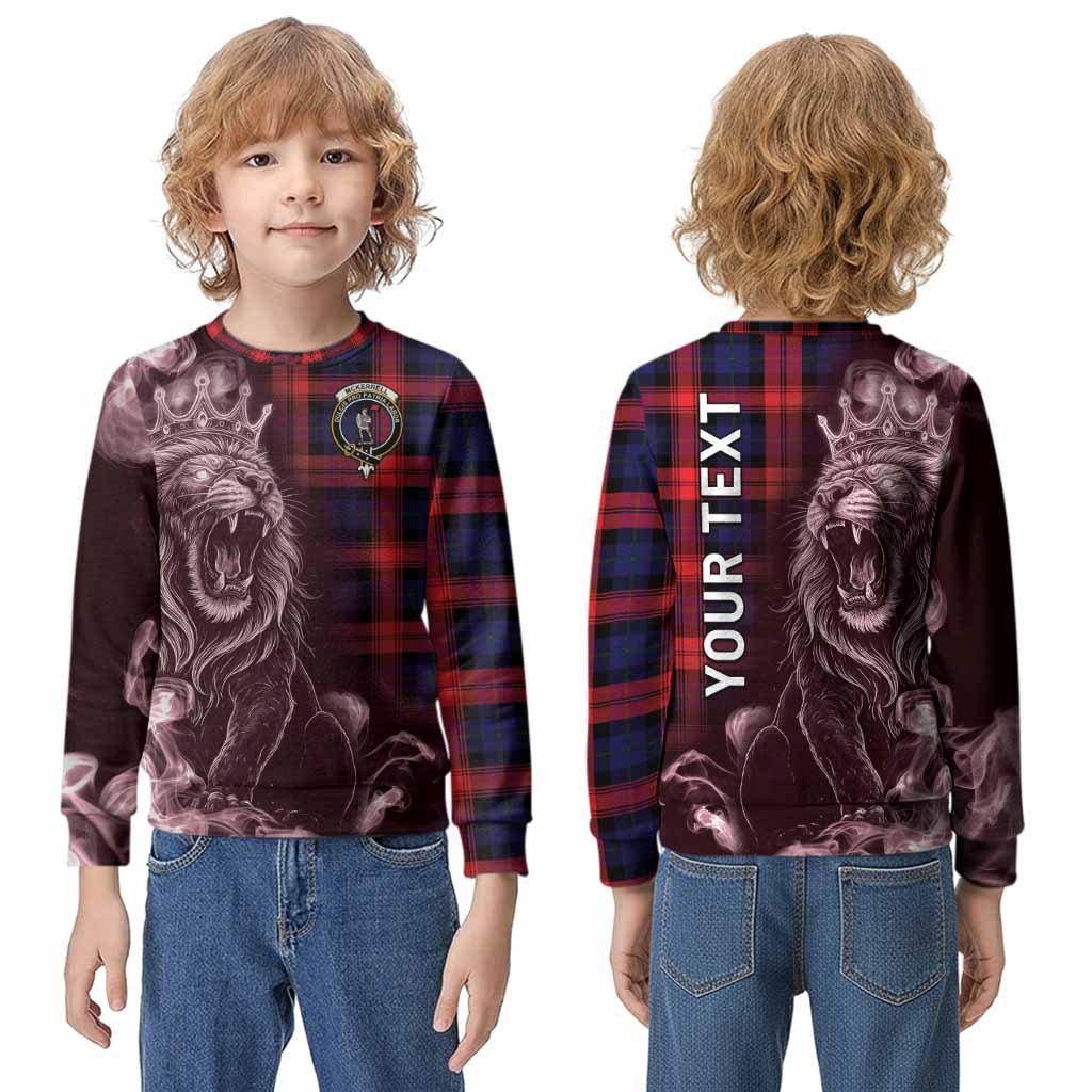 McLaughlin Tartan Kid Knitted Sweatshirt Roaring Lion Heritage