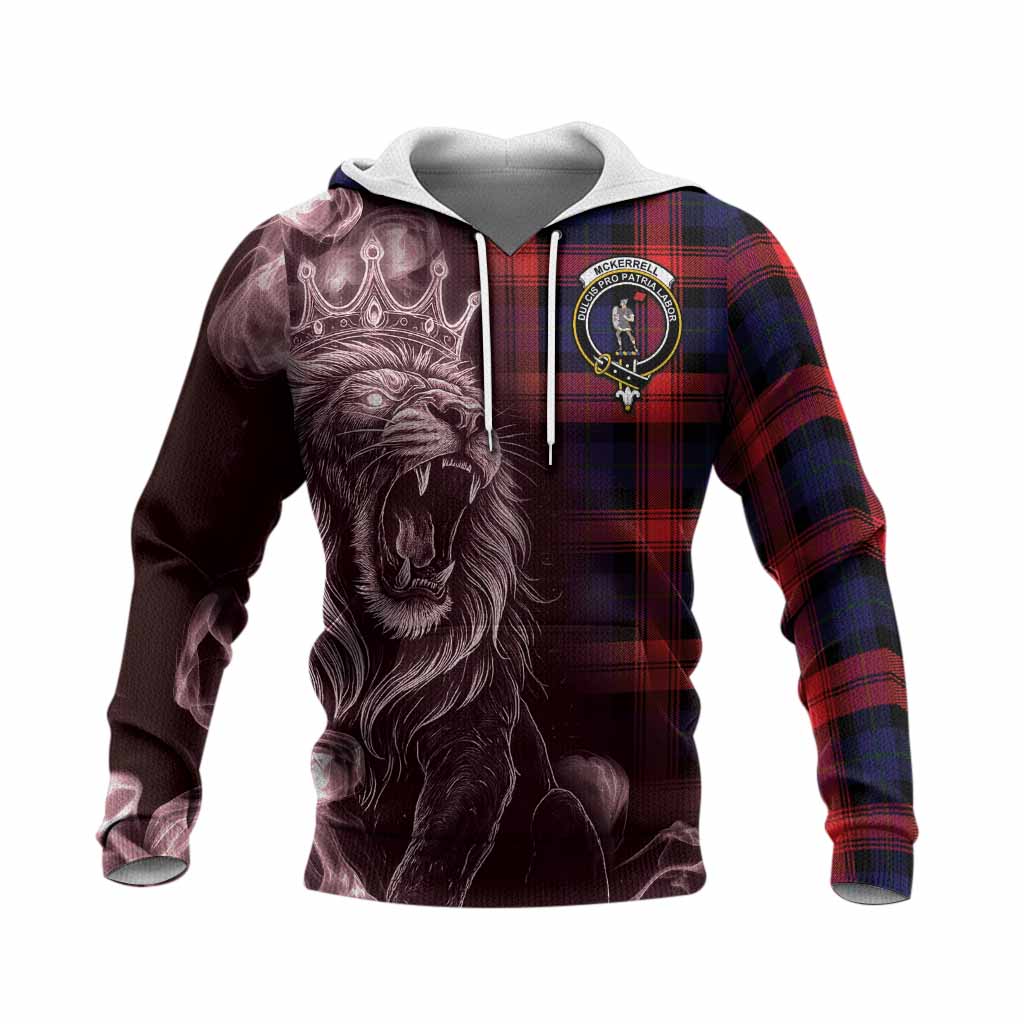 McLaughlin Tartan Knitted Hoodie Roaring Lion Heritage