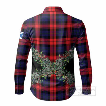 McLaughlin Tartan Long Sleeve Button Shirts Thistle Scottish Spirit