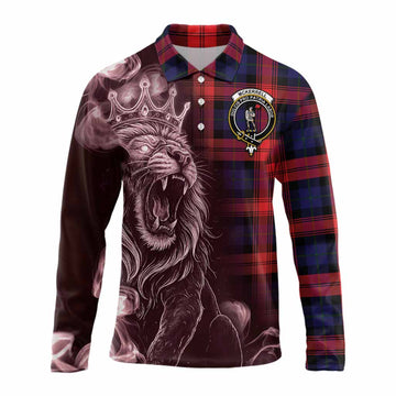 McLaughlin Tartan Long Sleeve Polo Shirt Roaring Lion Heritage