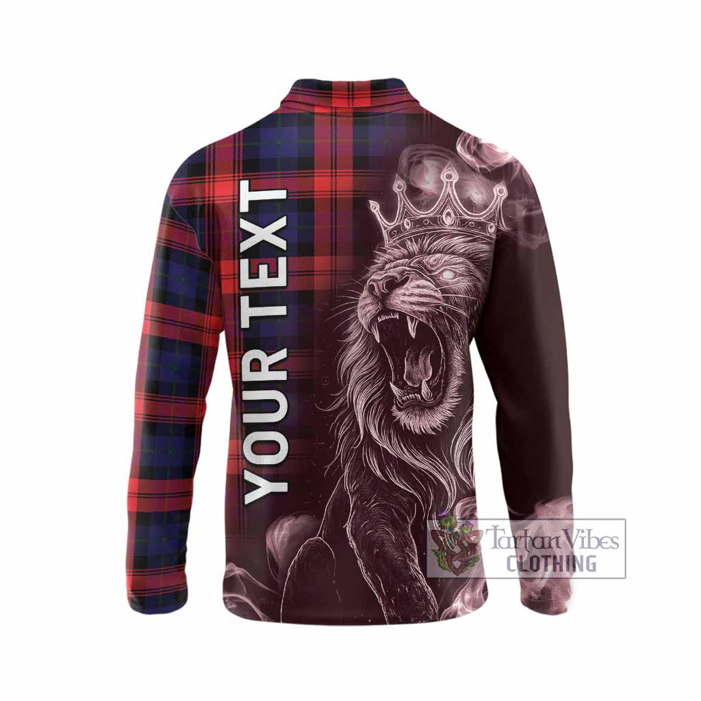 McLaughlin Tartan Long Sleeve Polo Shirt Roaring Lion Heritage