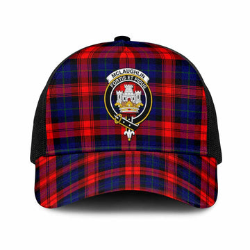 McLaughlin Tartan Mesh Trucker Cap with Family Crest