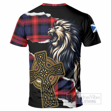 McLaughlin Tartan Scottish T-Shirt Lion Celtic Heritage