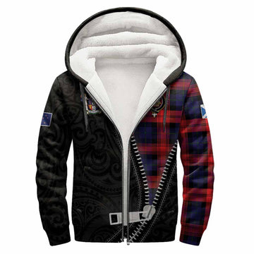 McLaughlin Tartan Sherpa Hoodie New Zealand Pattern Unique Zipper Stylized