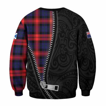 McLaughlin Tartan Sweatshirt New Zealand Pattern Unique Zipper Stylized