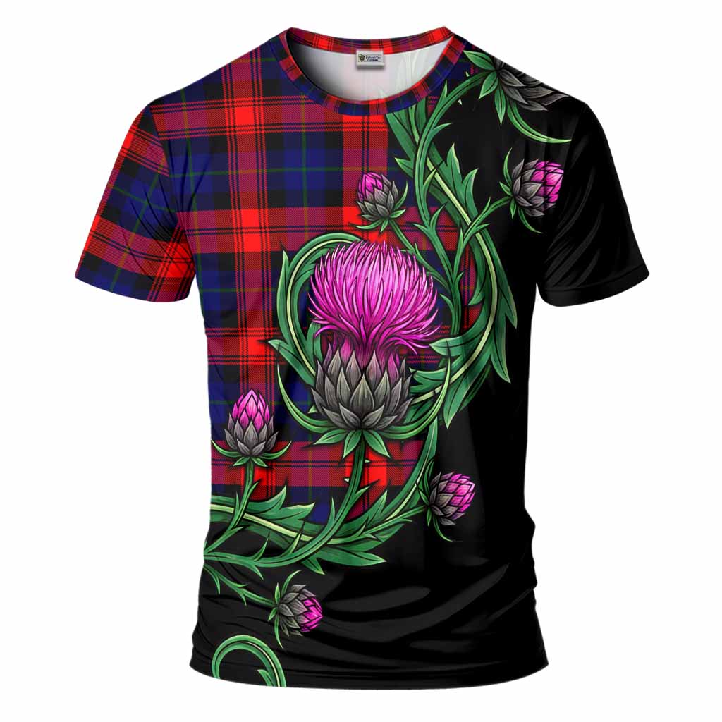 McLaughlin Tartan T-Shirt Resilient Scottish Thistle