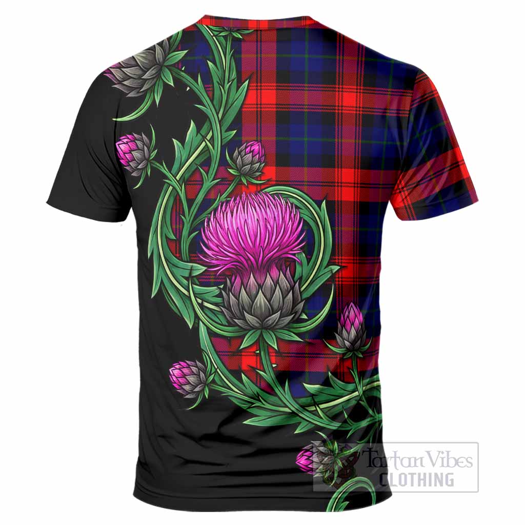 McLaughlin Tartan T-Shirt Resilient Scottish Thistle