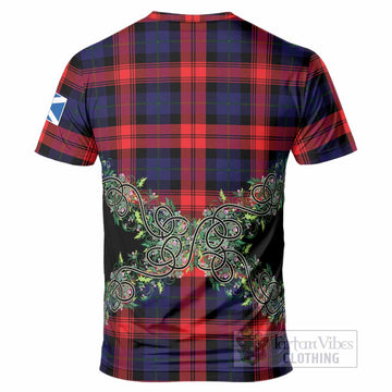 McLaughlin Tartan T-Shirt Thistle Scottish Spirit