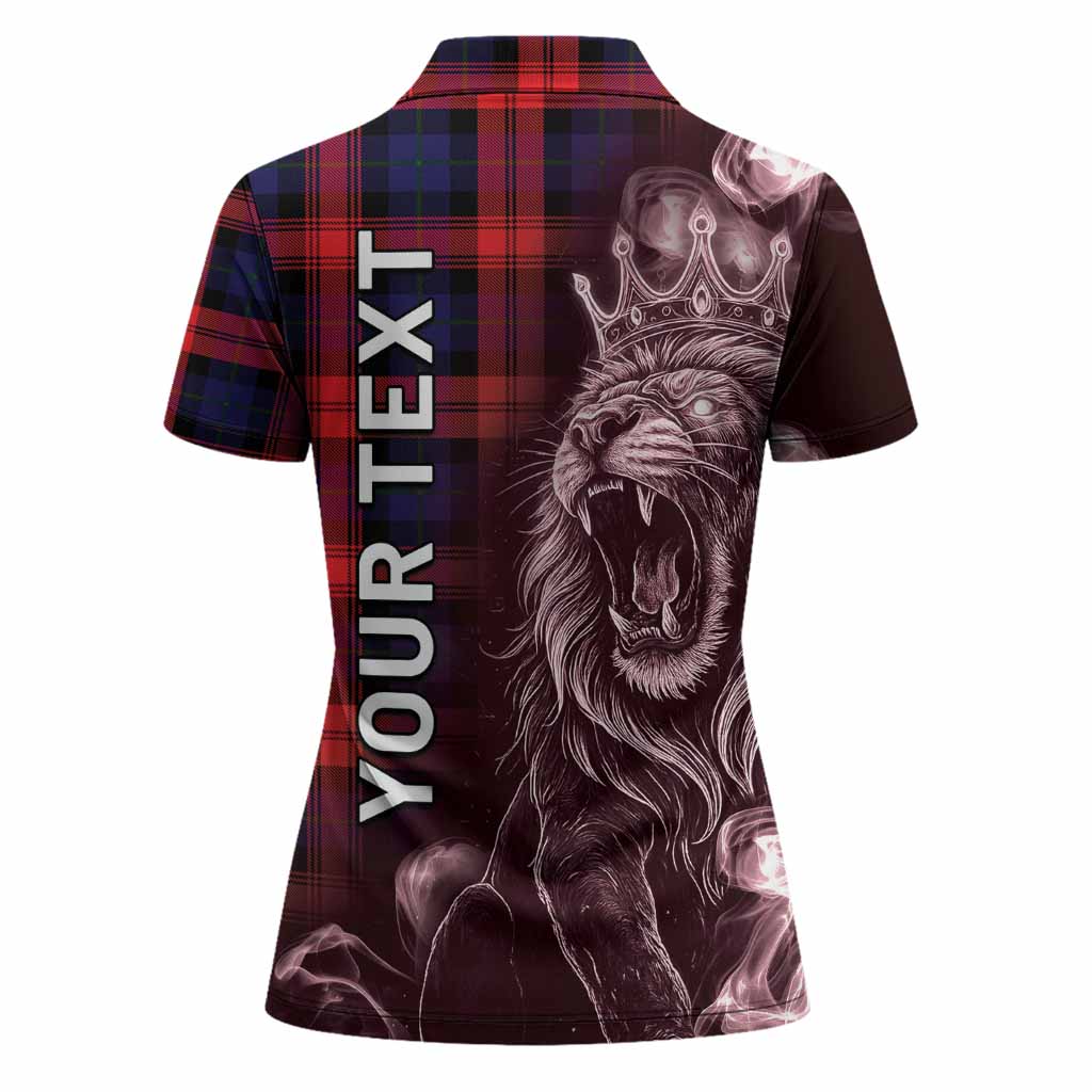 McLaughlin Tartan Women Polo Shirt Roaring Lion Heritage