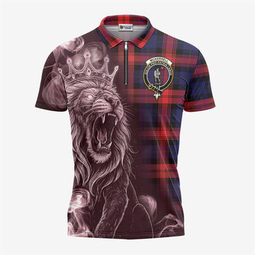 McLaughlin Tartan Zipper Polo Shirt Roaring Lion Heritage