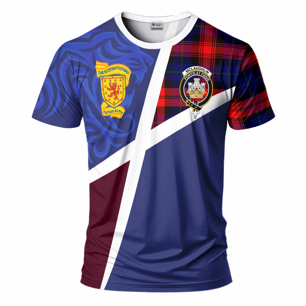 McLaughlin The Scottish Football Crest T-Shirt Lion-Tartan Army