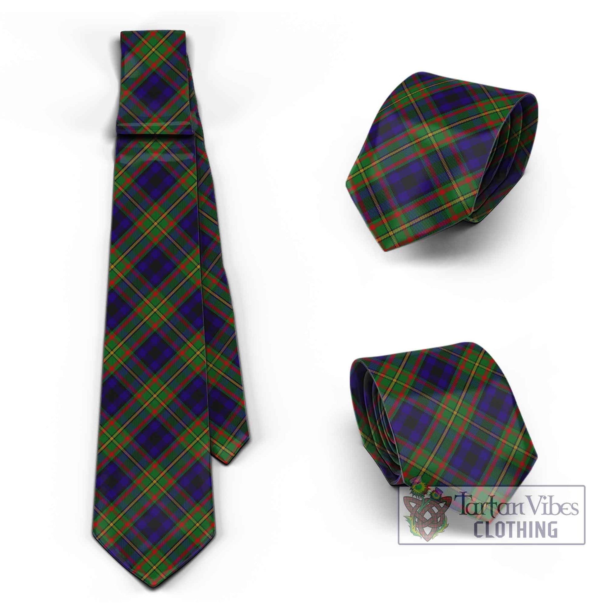 McLeish Tartan Classic Necktie Cross Style Necktie One Size - Tartan Vibes Clothing