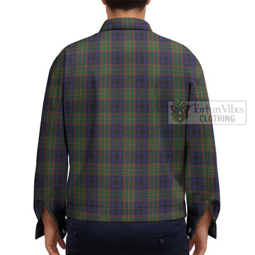McLeish Tartan Unisex Lapel Cotton Jacket - Tartan Vibes Clothing
