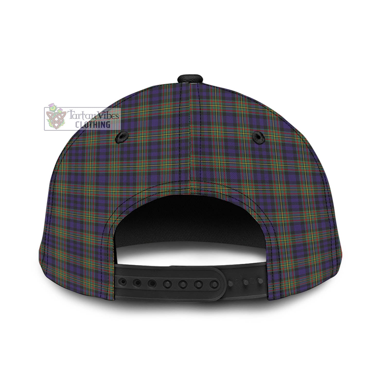 Tartan Vibes Clothing McLellan Tartan Classic Cap with Family Crest In Me Style