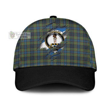 Tartan Vibes Clothing McLellan Ancient Tartan Classic Cap with Family Crest In Me Style