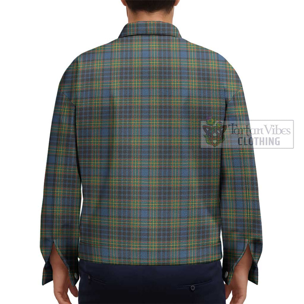 McLellan Ancient Tartan Unisex Lapel Cotton Jacket - Tartan Vibes Clothing