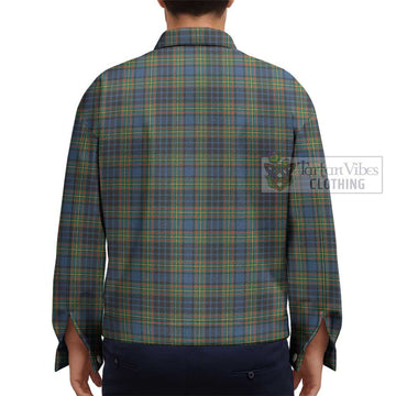 McLellan Ancient Tartan Unisex Lapel Cotton Jacket - Tartan Vibes Clothing