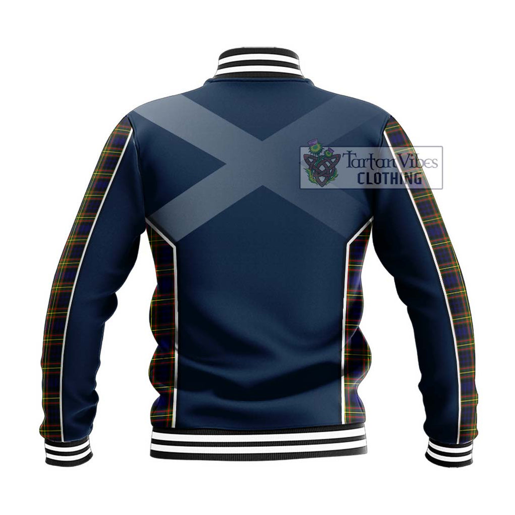 McLellan Modern Tartan Baseball Jacket with Family Crest and Lion Rampant Vibes Sport Style - Tartan Vibes Clothing