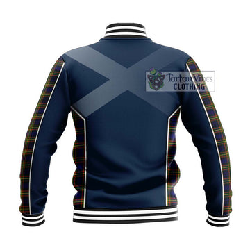 McLellan Modern Tartan Baseball Jacket with Family Crest and Lion Rampant Vibes Sport Style - Tartan Vibes Clothing