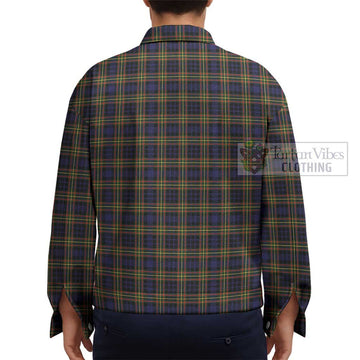 McLellan Modern Tartan Unisex Lapel Cotton Jacket - Tartan Vibes Clothing