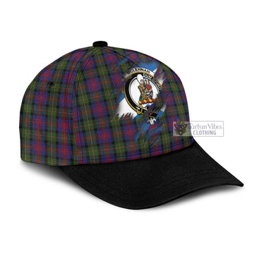 Tartan Vibes Clothing McLennan Tartan Classic Cap with Family Crest In Me Style