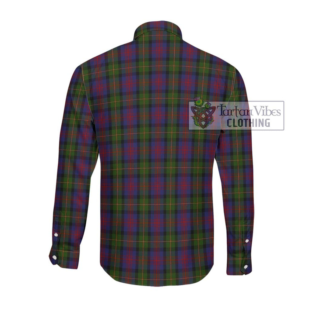 McLennan Tartan Long Sleeve Button Shirt with Family Crest DNA In Me Style - Tartanvibesclothing Shop