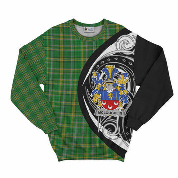 McLoughlin Irish Clan Sweatshirt Celtic Circle Style Unisex - Tartan Vibes Clothing