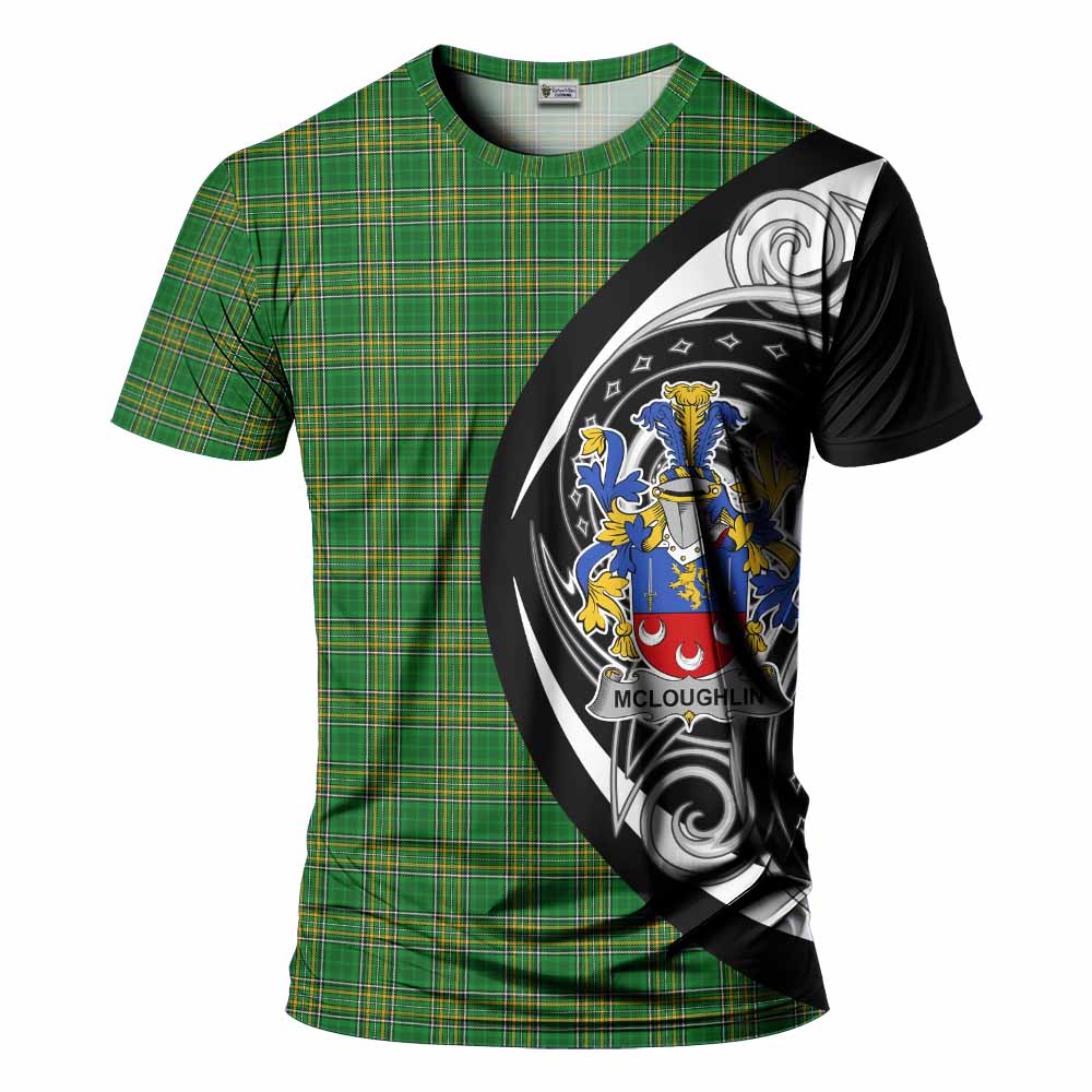 McLoughlin Irish Clan T-Shirt Celtic Circle Style Kid's Shirt - Tartan Vibes Clothing