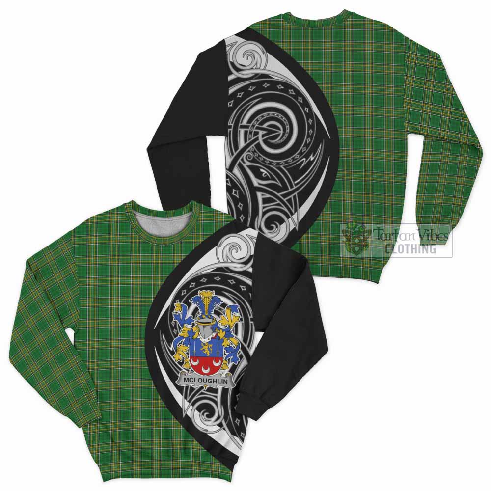 McLoughlin Irish Clan Sweatshirt Celtic Circle Style - Tartan Vibes Clothing