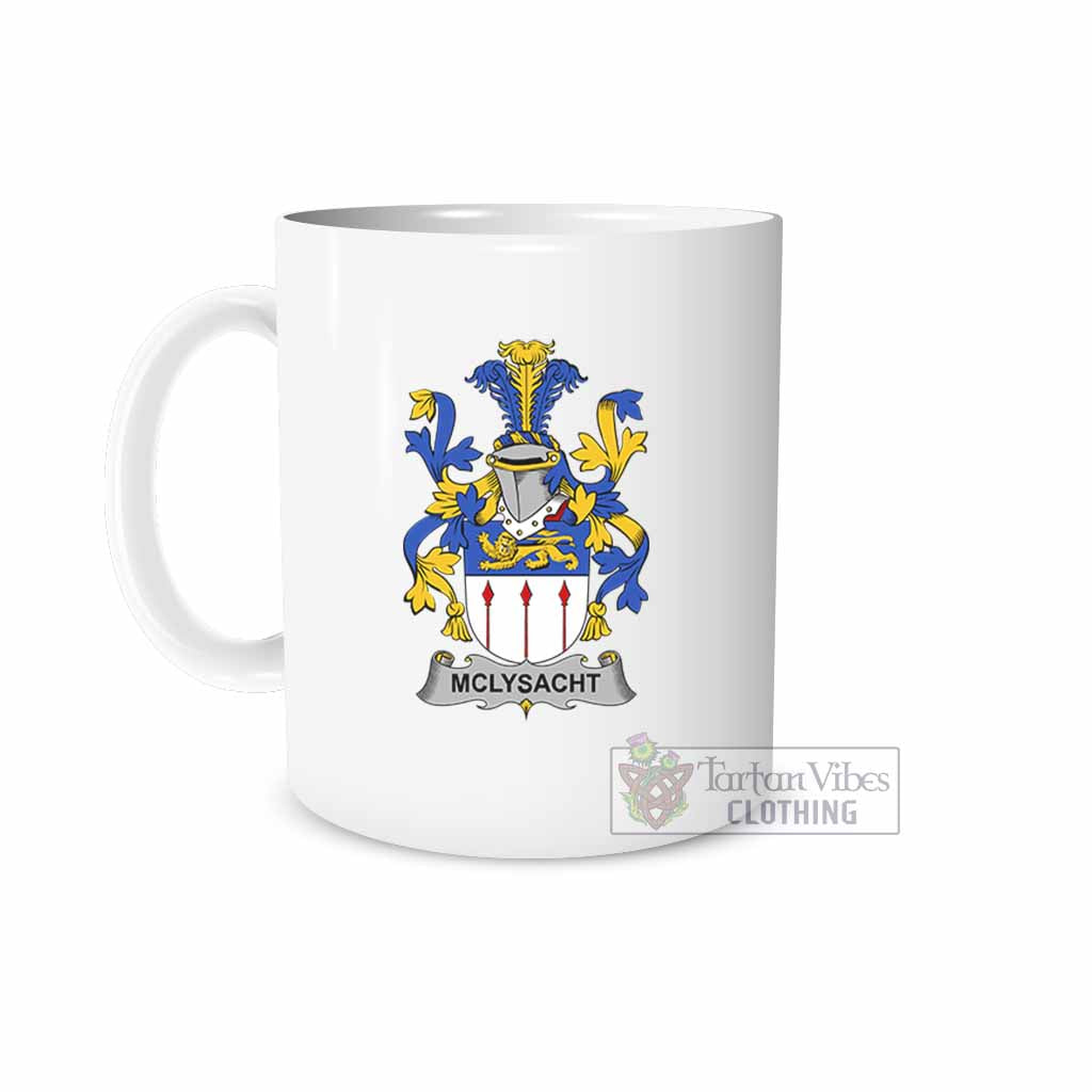 McLysacht Irish Clan Coat of Arms Ceramic Mug White - 2D-tartanvibesclothing