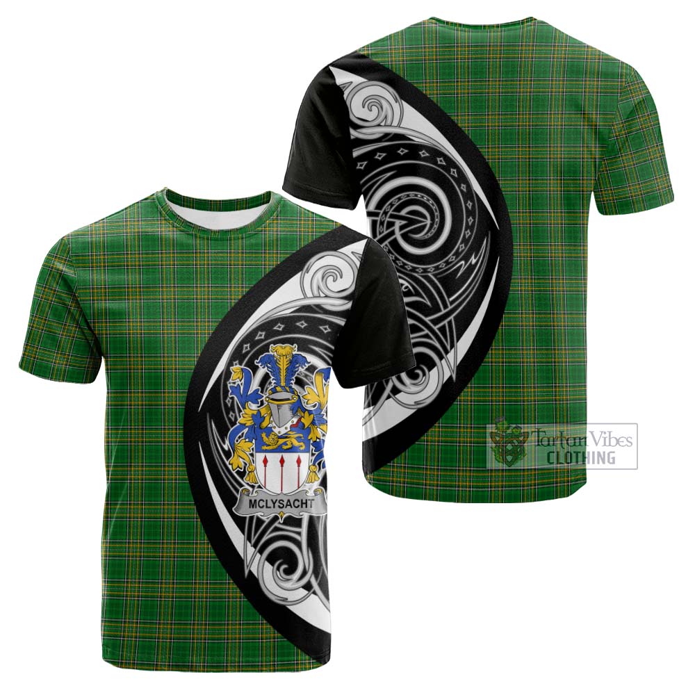 McLysacht Irish Clan Cotton T-shirt Celtic Circle Style - Tartan Vibes Clothing