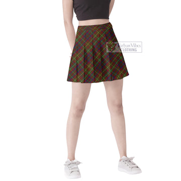 McMaster Tartan Women's Plated Mini Skirt Cross Style Female - Tartan Vibes Clothing