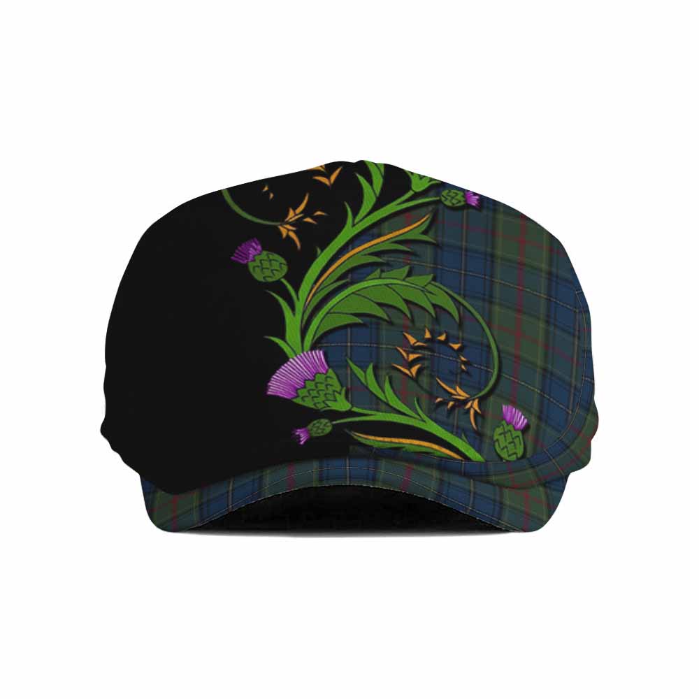 McMeeken Tartan Flat Cap, Jeff Cap Scottish Thistle Pride Heritage Art