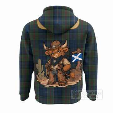 McMeeken Tartan Hoodie Wee Coo Cowboy Cute Style