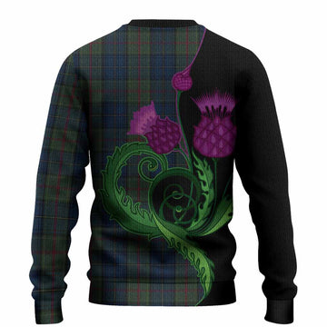 McMeeken Tartan Knitted Sweater Traditional Scottish Thistle