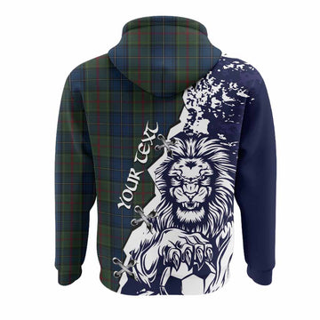 McMeeken Tartan Scottish Hoodie Angry Lion With Soccer Ball Style