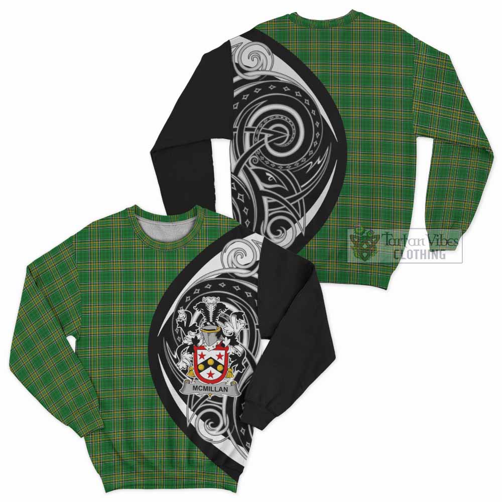 Tartan Vibes Clothing McMillan Irish Clan Sweatshirt Celtic Circle Style