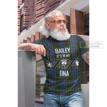 Tartan Vibes Clothing McMillan Hunting Tartan Cotton T-shirt with Family Crest DNA In Me Style