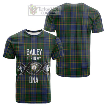 Tartan Vibes Clothing McMillan Hunting Tartan Cotton T-shirt with Family Crest DNA In Me Style