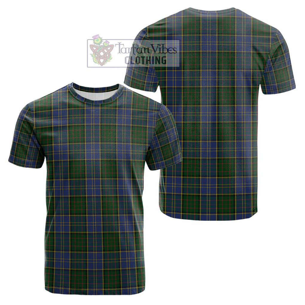 McMillan Hunting Tartan Cotton T-Shirt Kid's Shirt - Tartanvibesclothing Shop