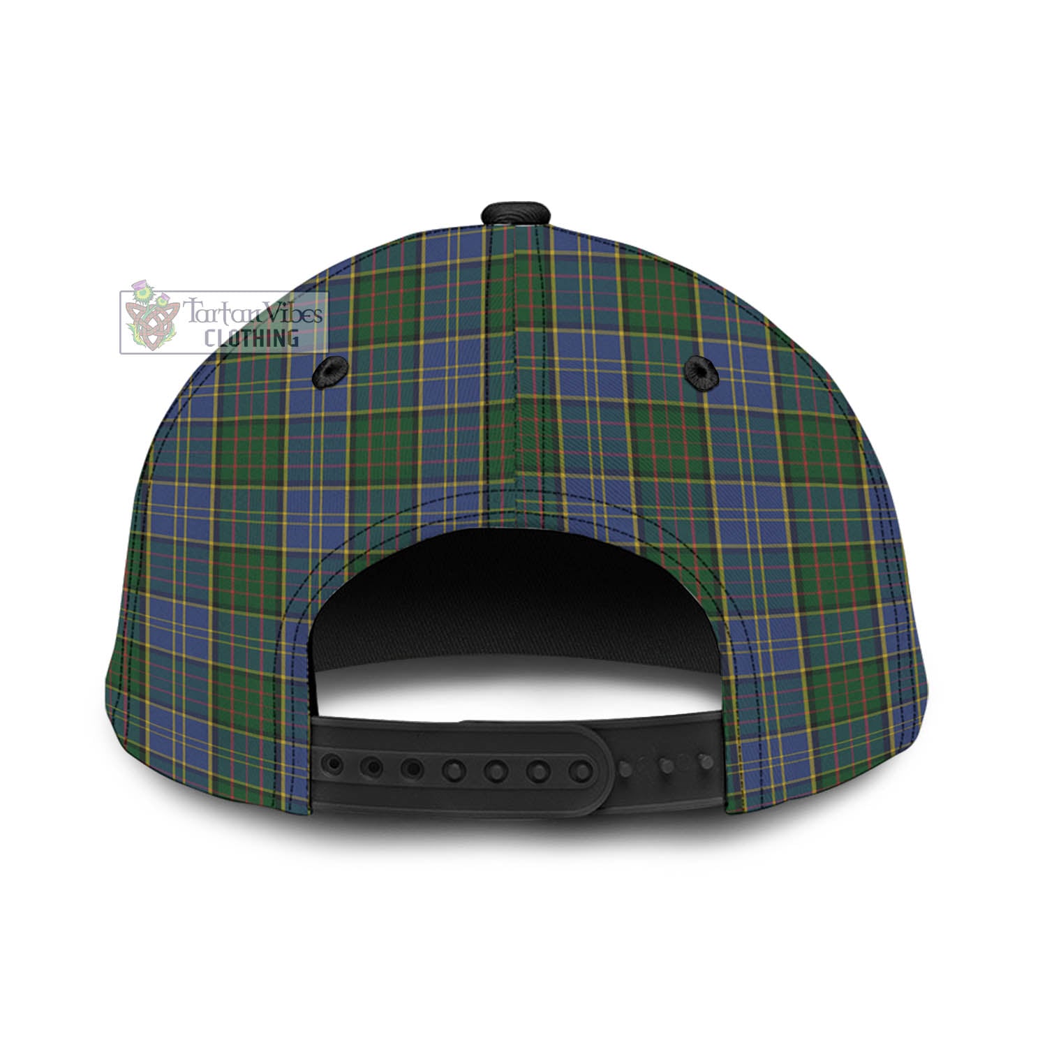 Tartan Vibes Clothing McMillan Hunting Tartan Classic Cap with Family Crest In Me Style