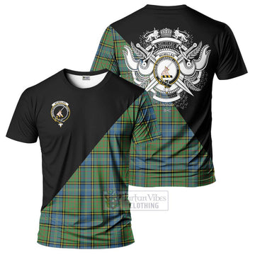McMillan Hunting Ancient Tartan T-Shirt with Family Crest and Military Logo Style Kid's Shirt - Tartanvibesclothing Shop