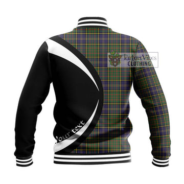 McMillan Hunting Modern Tartan Baseball Jacket with Family Crest Circle Style - Tartan Vibes Clothing