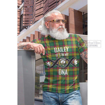 Tartan Vibes Clothing McMillan Old Ancient Tartan Cotton T-shirt with Family Crest DNA In Me Style