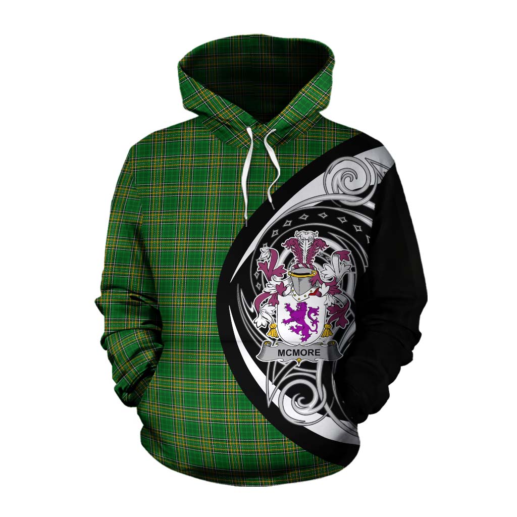Tartan Vibes Clothing McMore Irish Clan Cotton Hoodie Celtic Circle Style