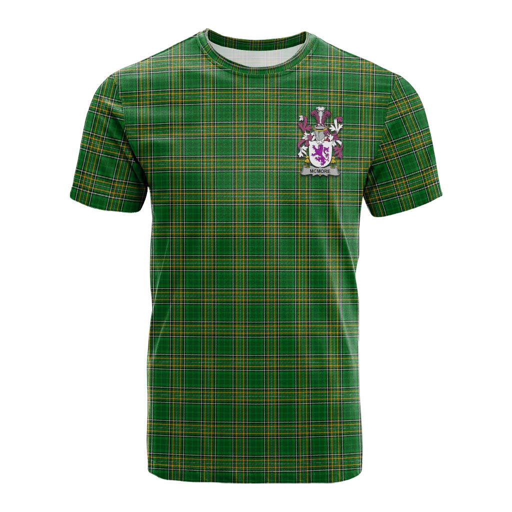 McMore Irish Clan Tartan Cotton T-shirt with Coat of Arms Kid's Shirt - Tartan Vibes Clothing