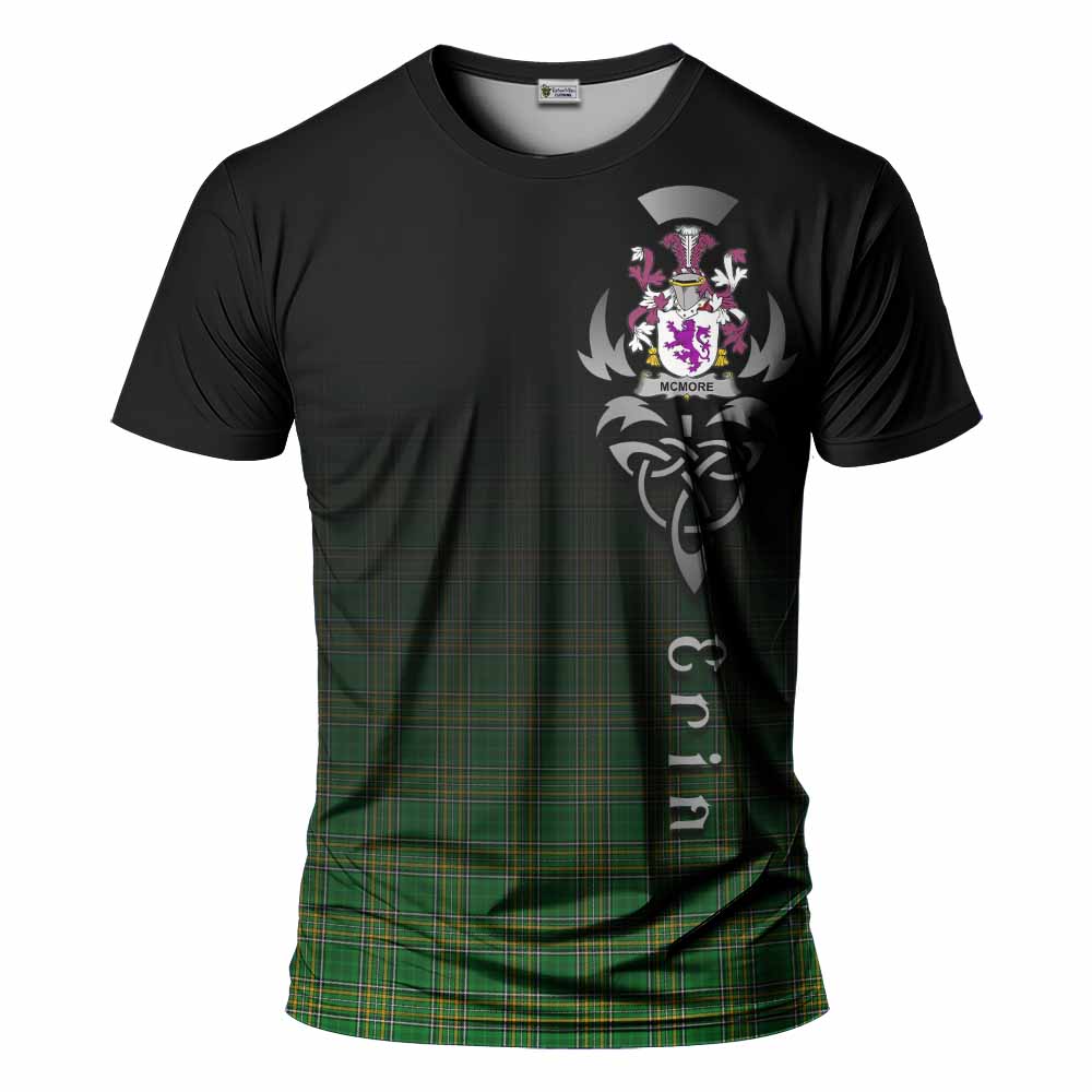 McMore Irish Clan T-Shirt with Coat of Arms Erin Go Bragh Celtic Inspired Kid's Shirt - Tartan Vibes Clothing