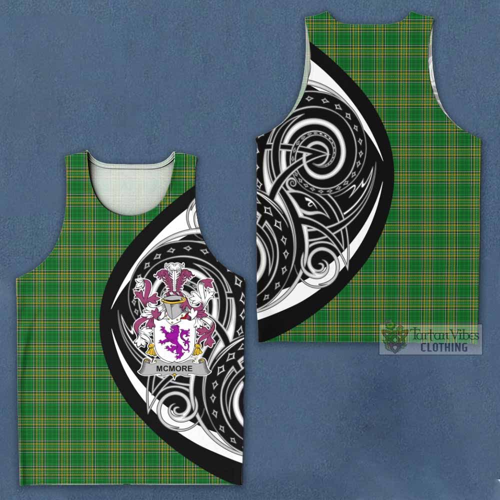 Tartan Vibes Clothing McMore Irish Clan Men's Tank Top Celtic Circle Style