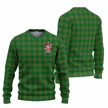 McMorris Irish Clan Tartan Knitted Sweater with Coat of Arms Unisex - Tartan Vibes Clothing
