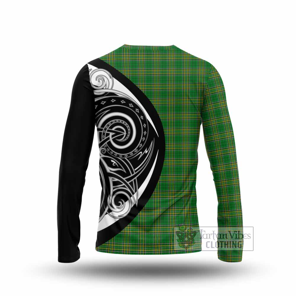 Tartan Vibes Clothing McMurray Irish Clan Long Sleeve T-Shirt Celtic Circle Style